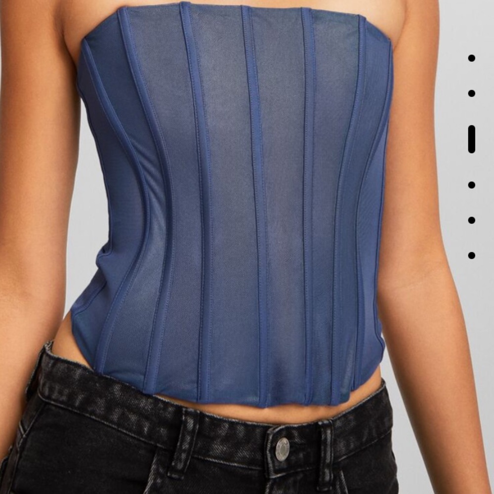 Bershka Tulle Corset